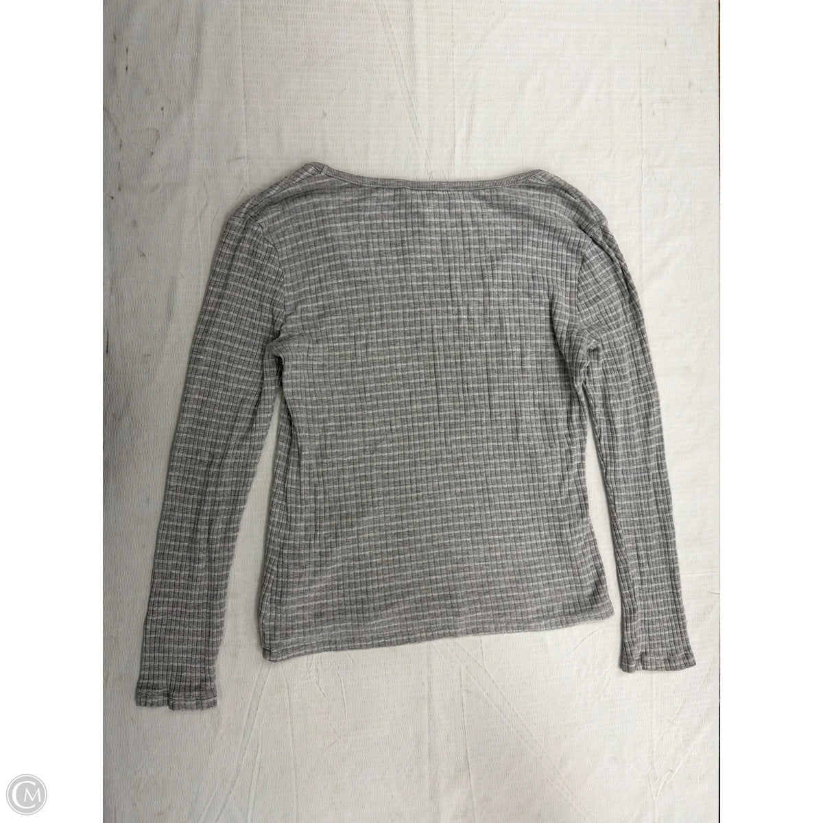 Top Long Sleeve Basic By Frame In Grey, Size: L