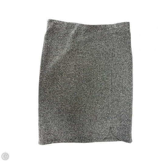 Skirt Midi By Loft In Grey, Size: S