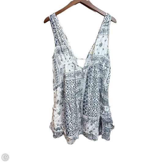 Swimwear Cover-up By Ocean Drive In Blue & White, Size: S