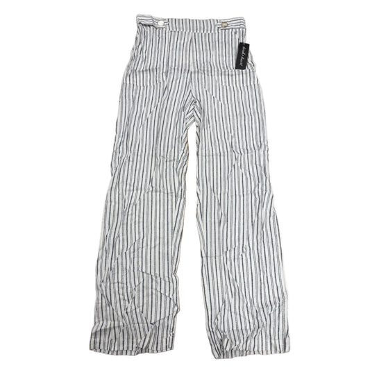 Pants Linen By Derek Heart In Striped Pattern, Size: 8