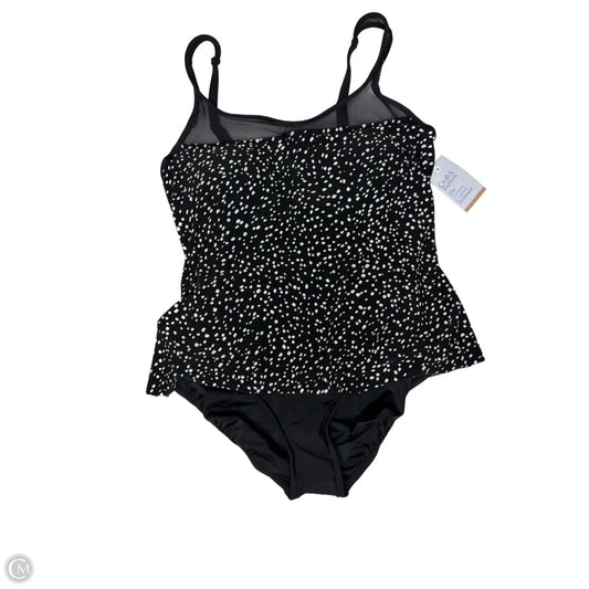 Swimsuit By Croft And Barrow In Polkadot Pattern, Size: L