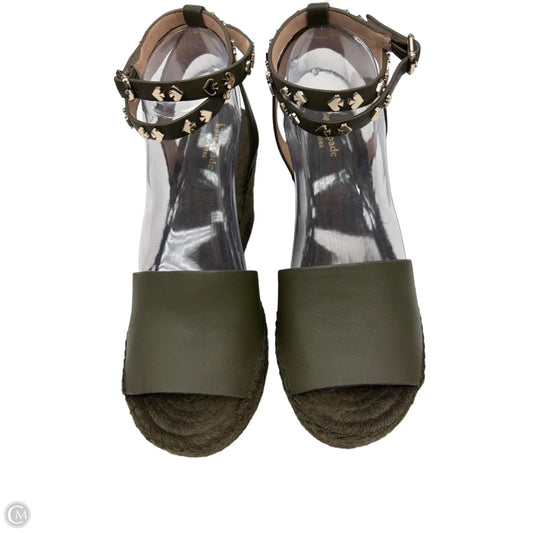Shoes Designer By Kate Spade In Green, Size: 8.5