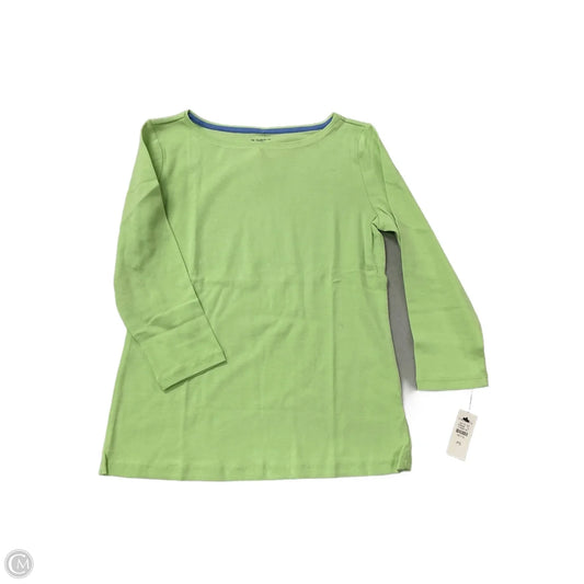 Top Long Sleeve By Talbots In Green, Size: Sp