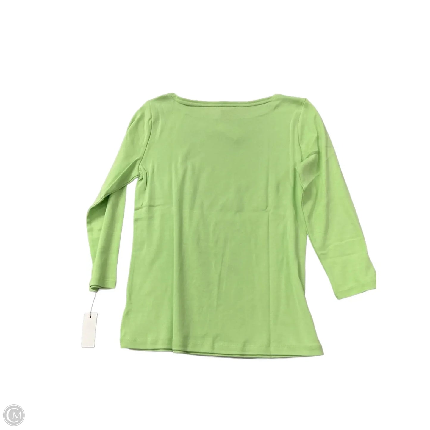 Top Long Sleeve By Talbots In Green, Size: Sp