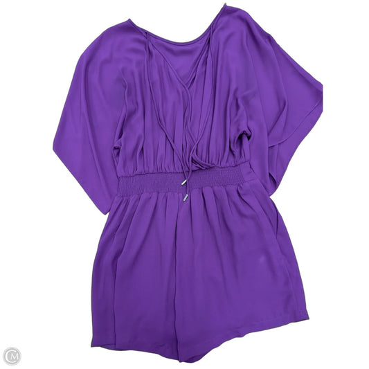 Romper By White House Black Market In Purple, Size: Xs