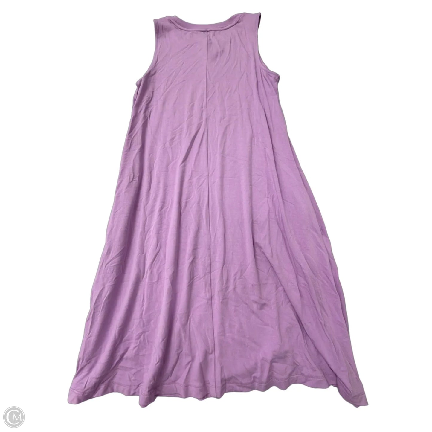 Dress Casual Midi By Time And Tru In Purple, Size: M