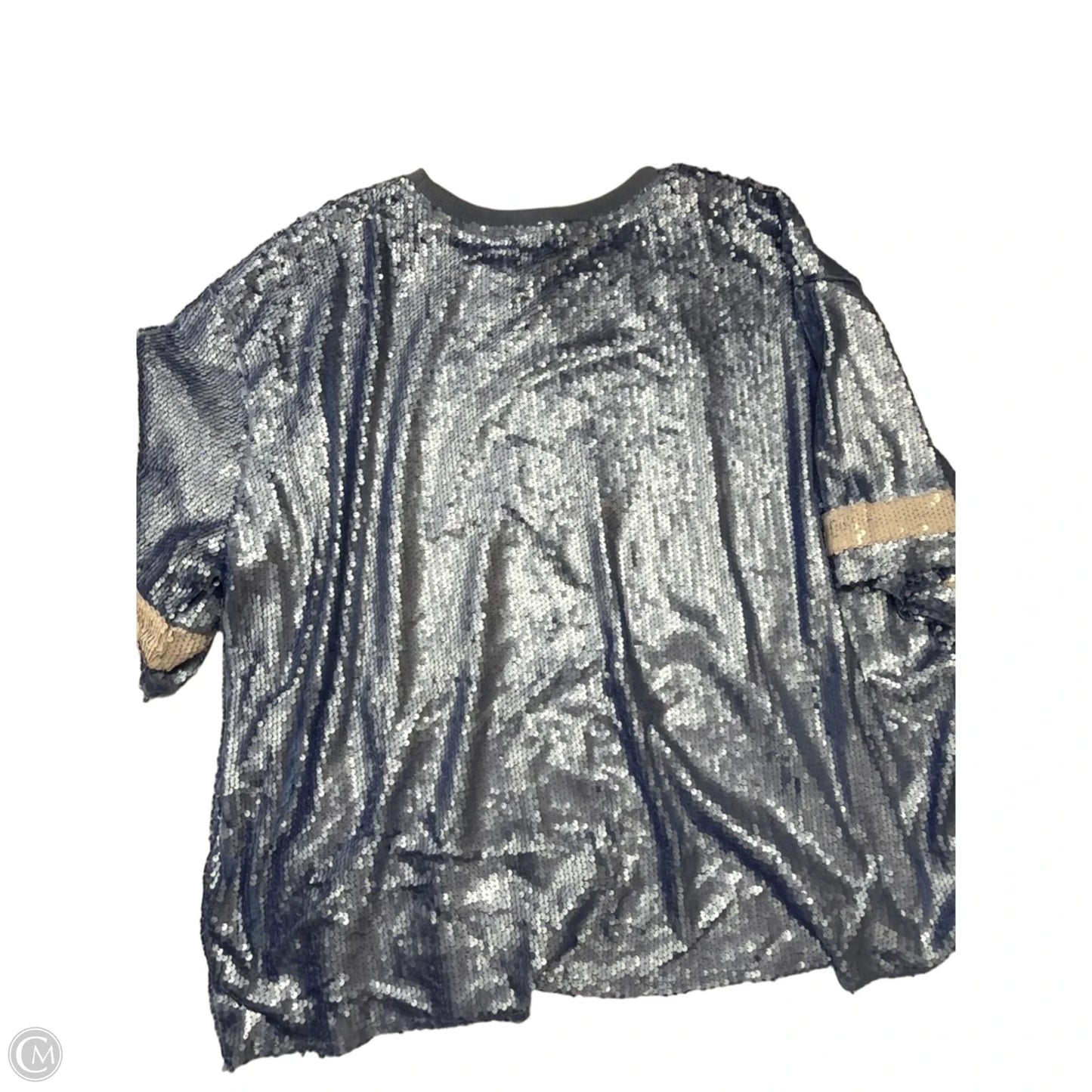 Top Short Sleeve By Cato In Blue, Size: 3x
