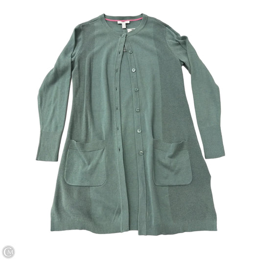 Cardigan By Isaac Mizrahi Live Qvc In Green, Size: S