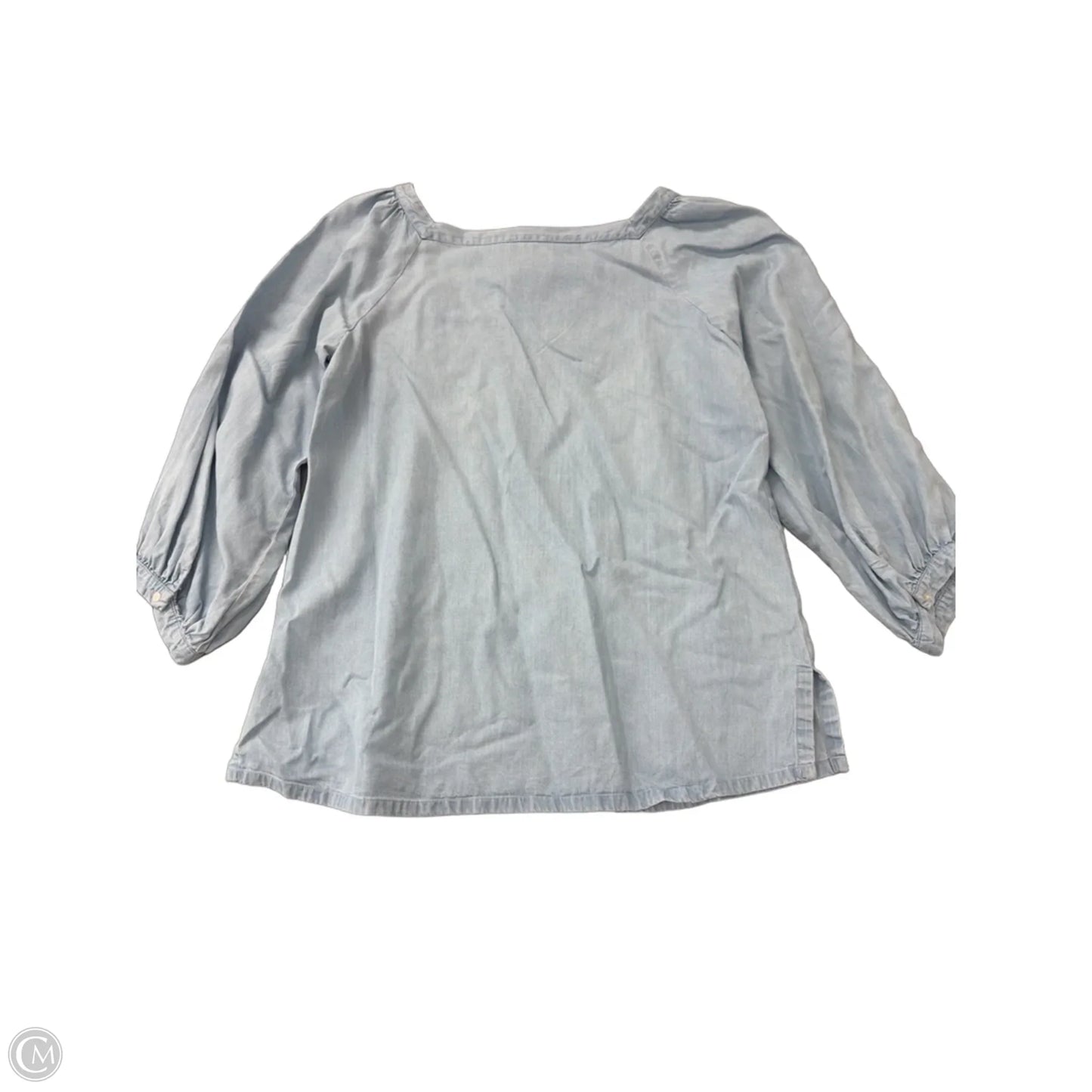 Top Long Sleeve By Loft In Blue, Size: S