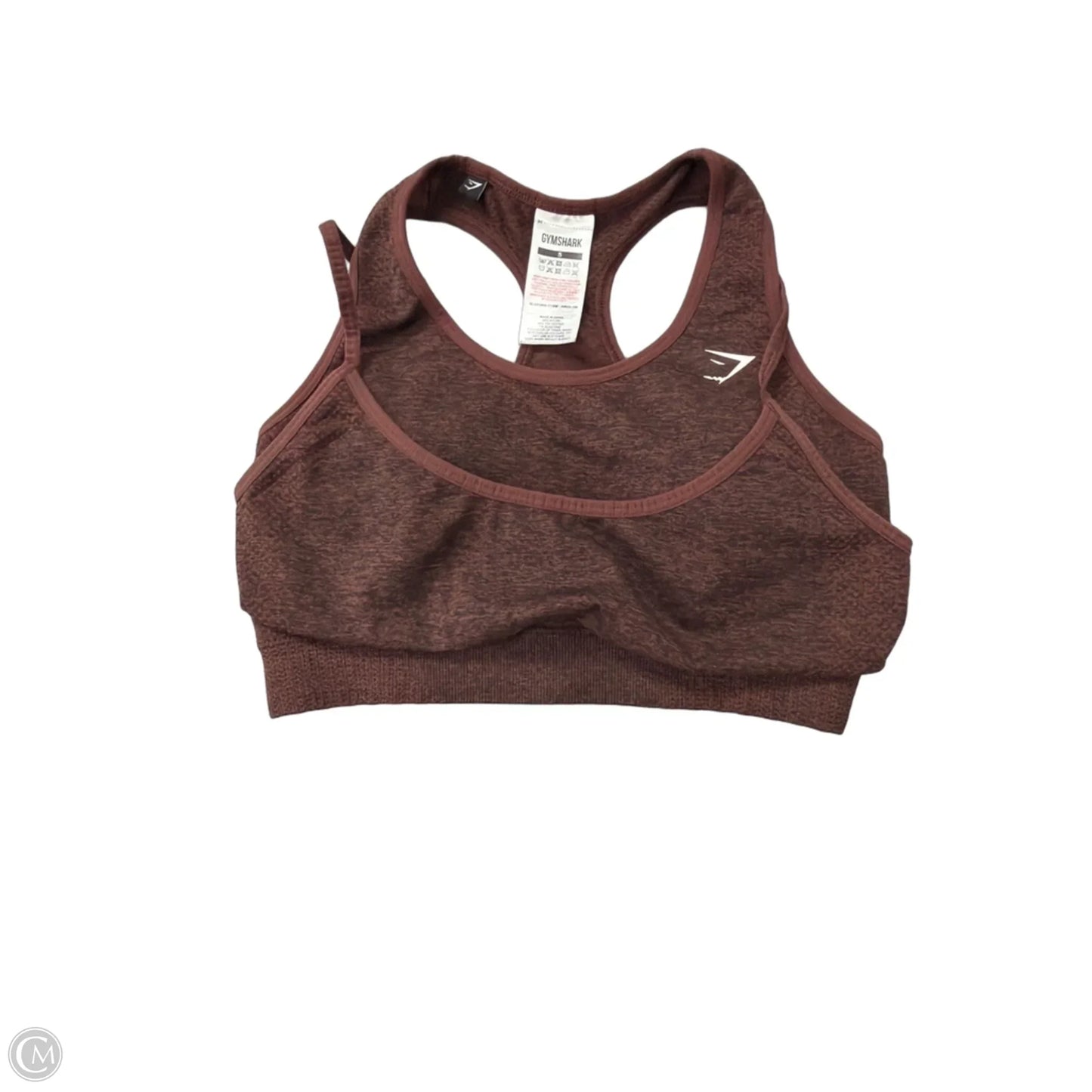 Athletic Bra By Gym Shark In Brown, Size: S