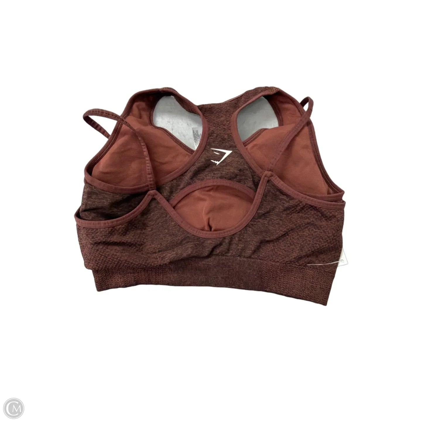 Athletic Bra By Gym Shark In Brown, Size: S