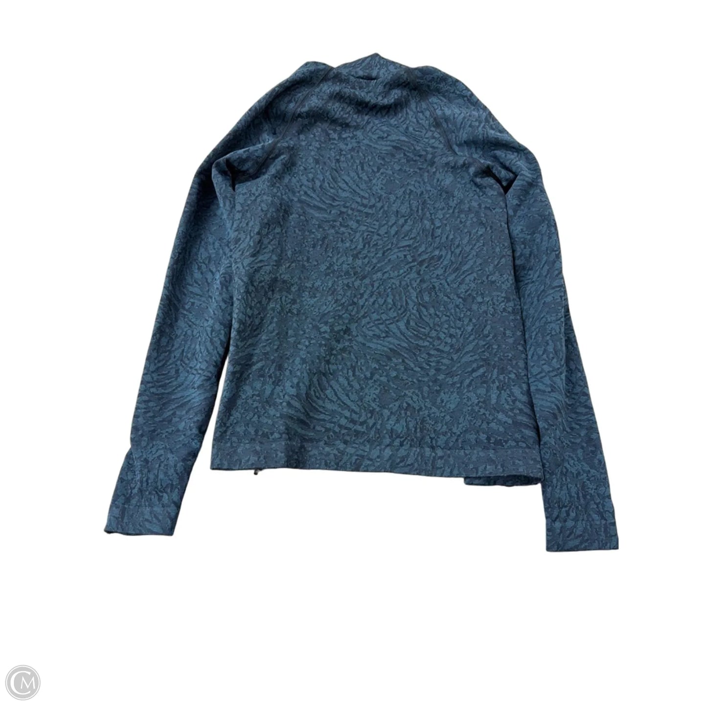 Athletic Jacket By Gym Shark In Blue, Size: S