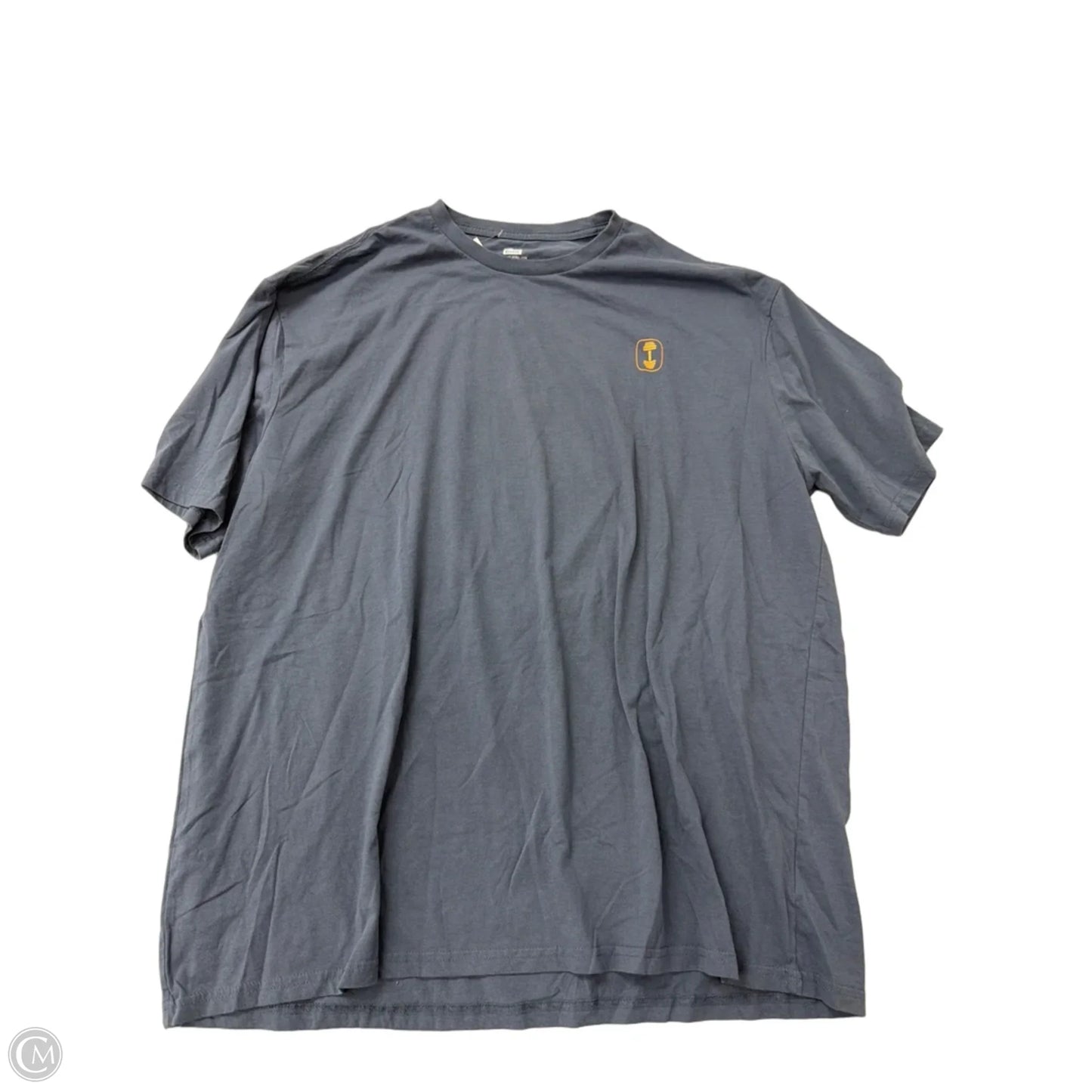 Top Short Sleeve By the lift box In Blue, Size: 3x