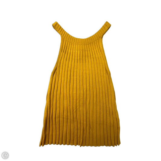 Top Sleeveless By Rue And Willow In Yellow, Size: S