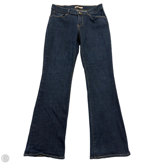 Jeans Boot Cut By Levis In Blue Denim, Size: 10