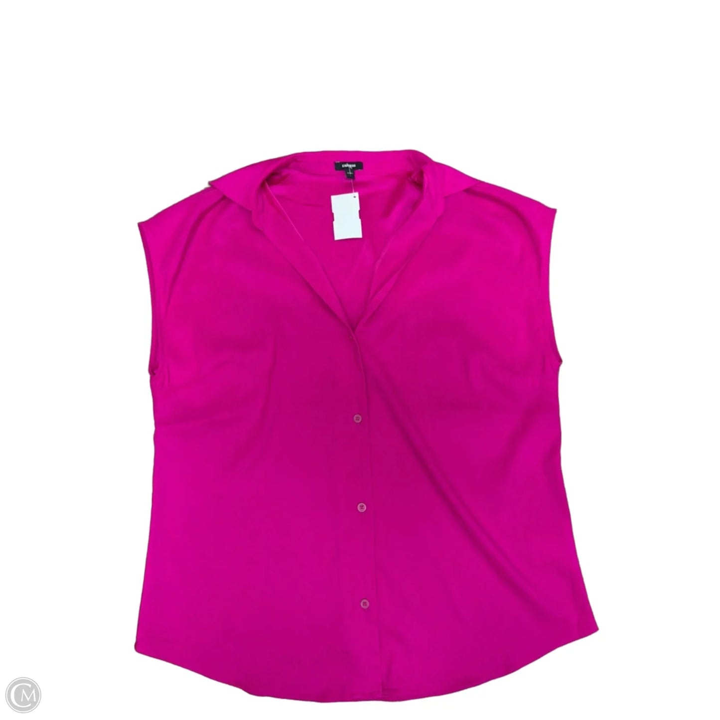 Top Sleeveless By Express In Pink, Size: S