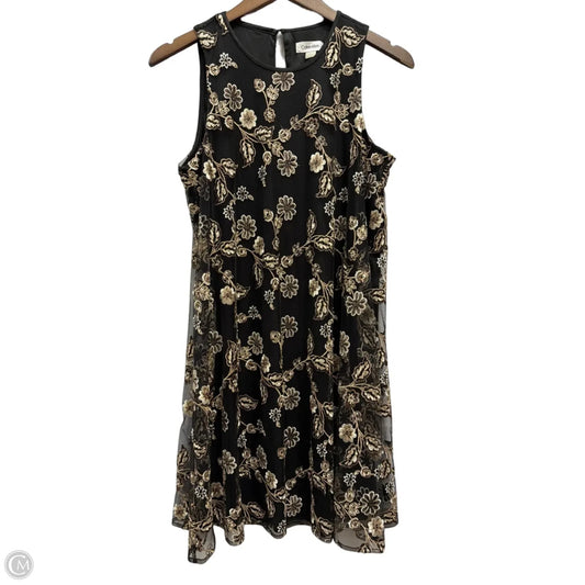 Dress Party Midi By Calvin Klein In Floral Print, Size: 8