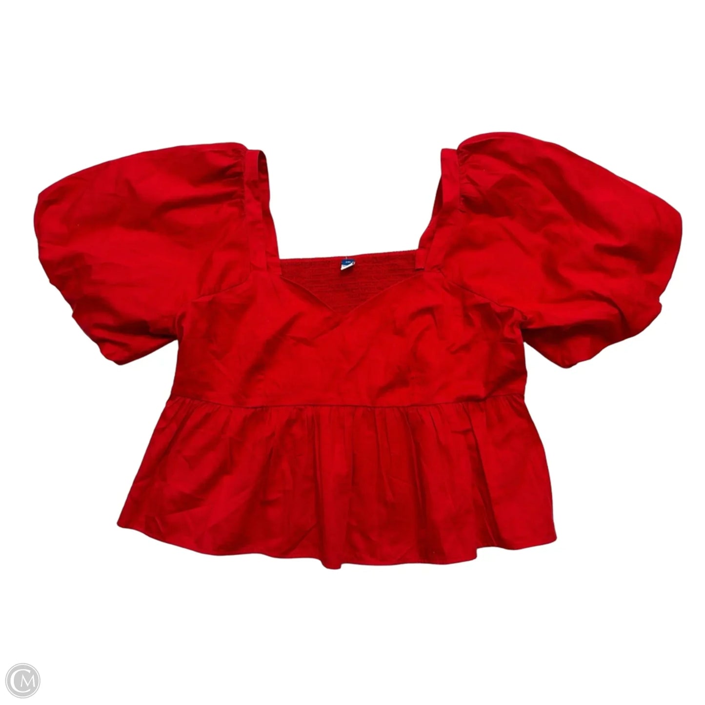 Top Short Sleeve By Old Navy In Red, Size: 1x
