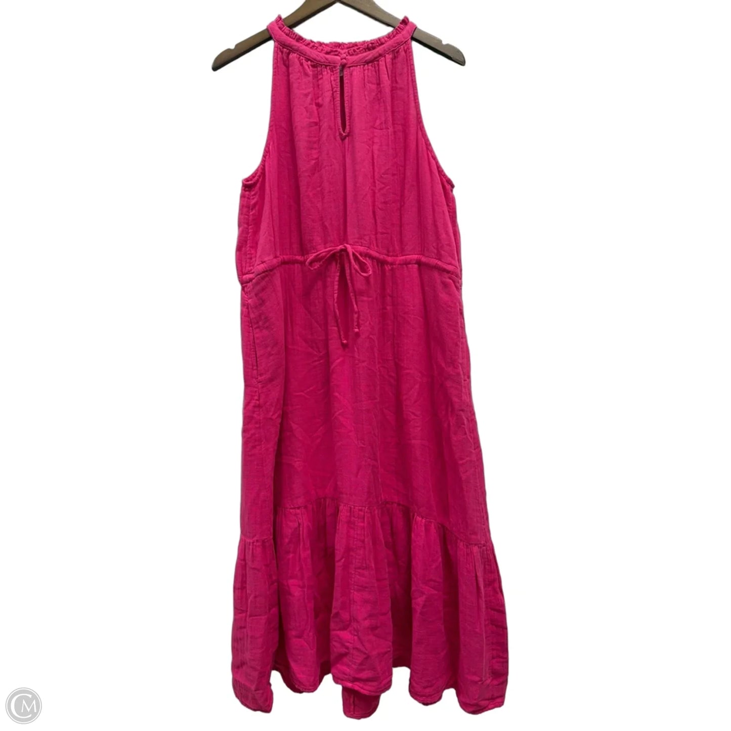 Dress Casual Maxi By Time And Tru In Pink, Size: L