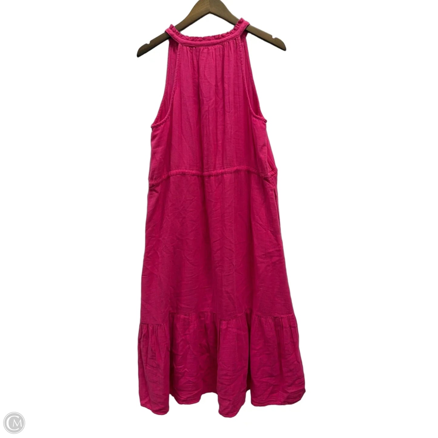 Dress Casual Maxi By Time And Tru In Pink, Size: L