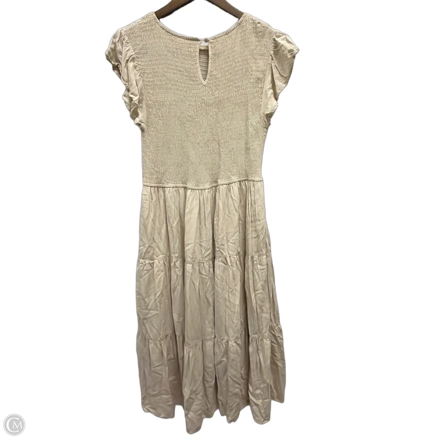 Dress Casual Maxi By Clothes Mentor In Tan, Size: Xl