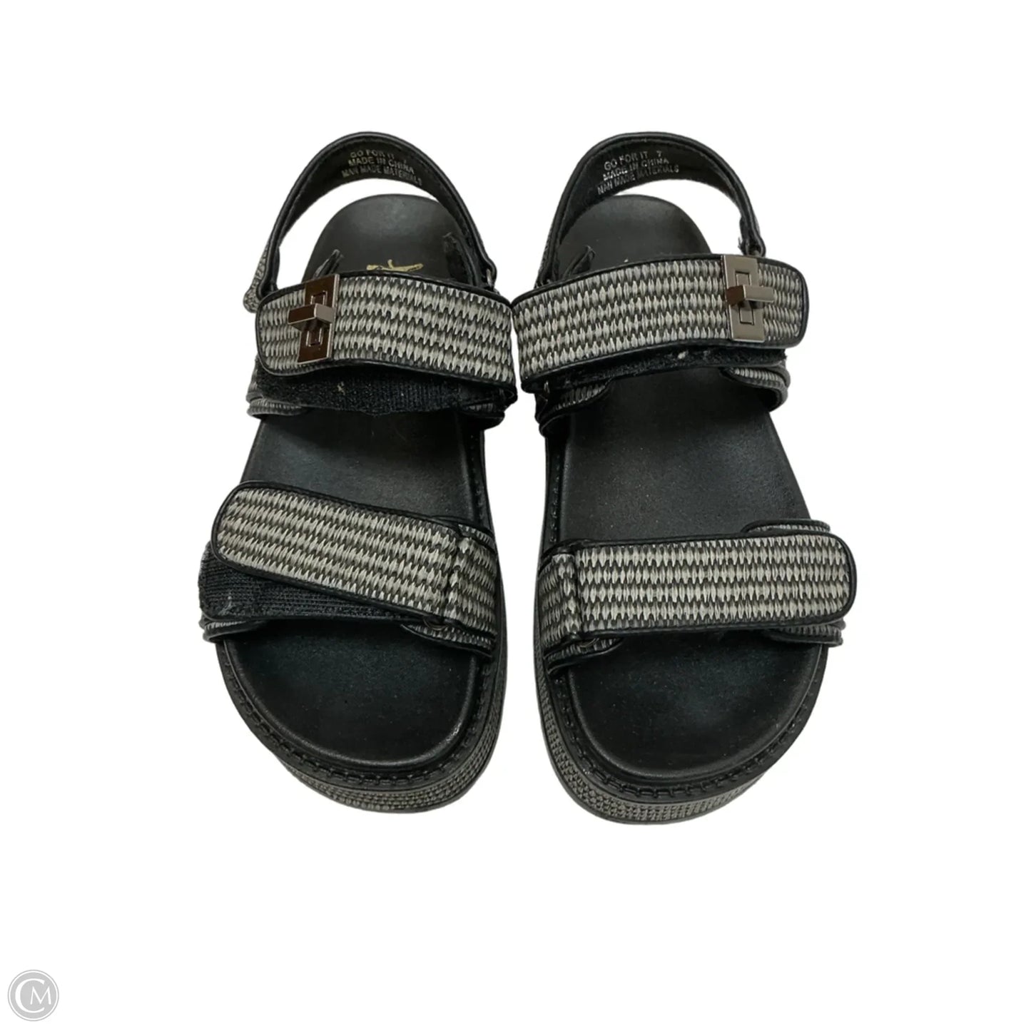 Sandals Flats By Corkys In Black, Size: 7