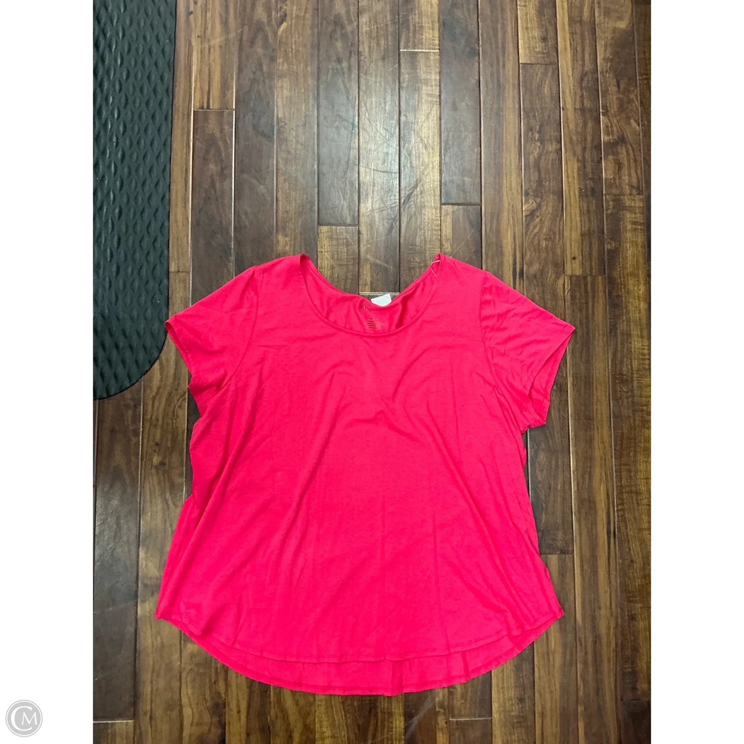 Top Short Sleeve Basic By Jones New York In Pink, Size: 3x