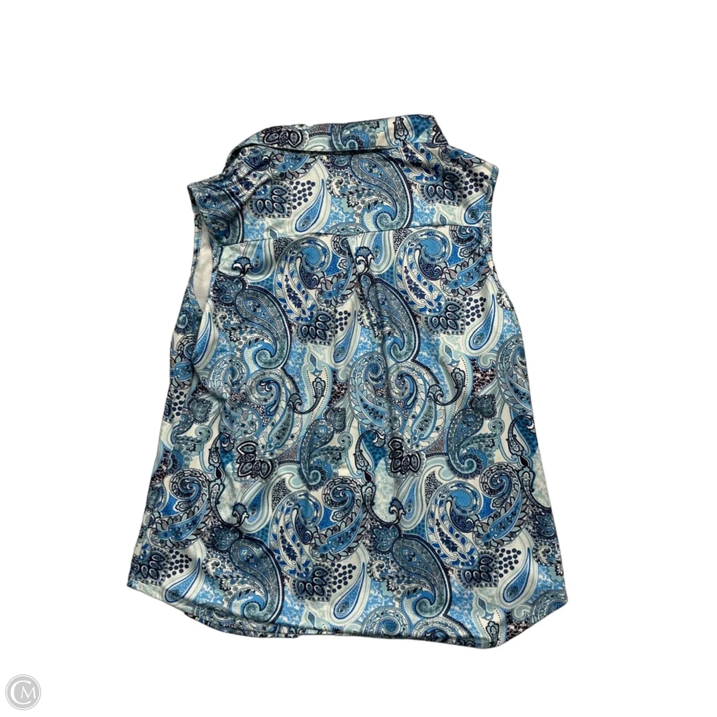 Top Sleeveless By Clothes Mentor In Paisley Print, Size: L