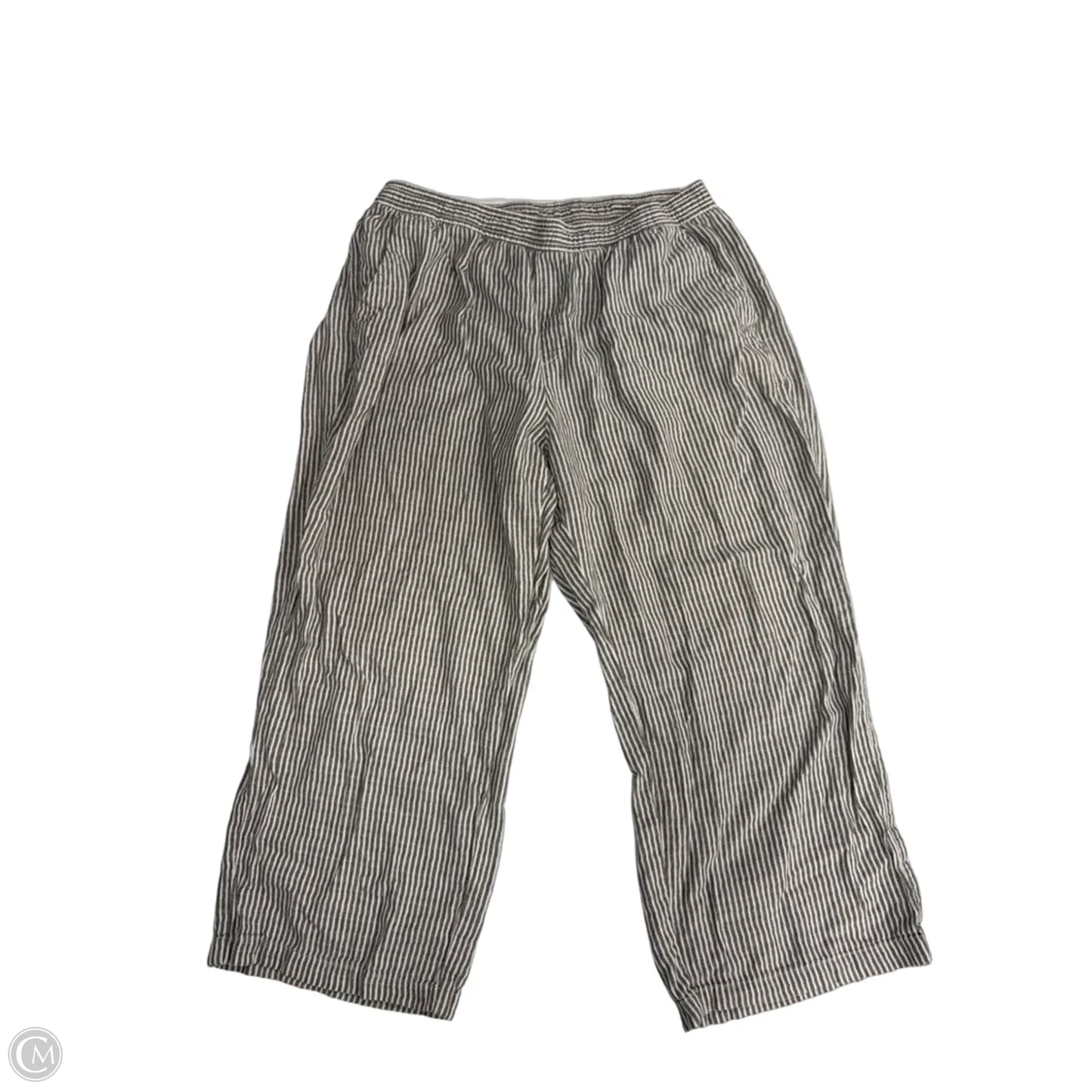 Pants Linen By Old Navy In Striped Pattern, Size: 14