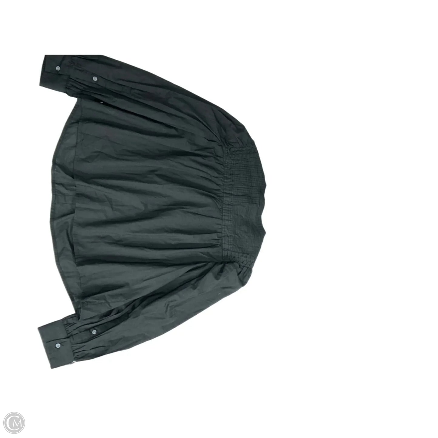 Top Long Sleeve By Time And Tru In Black, Size: L