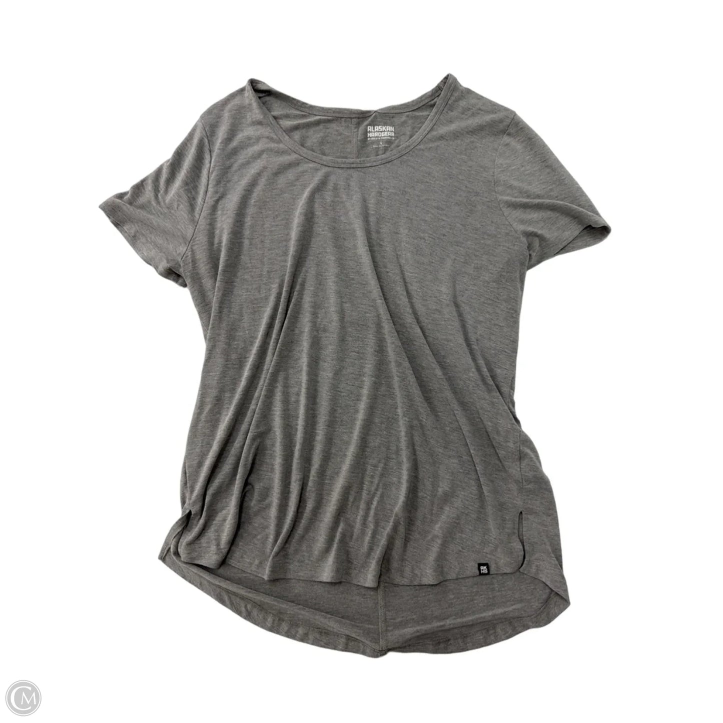 Athletic Top Short Sleeve By Clothes Mentor In Grey, Size: L