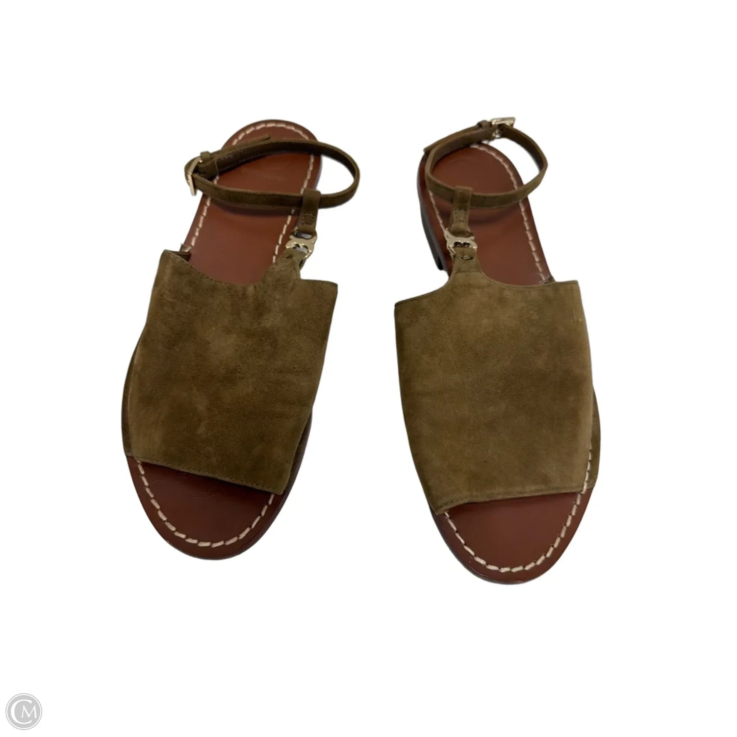 Sandals Designer By Tory Burch In Brown, Size: 8.5