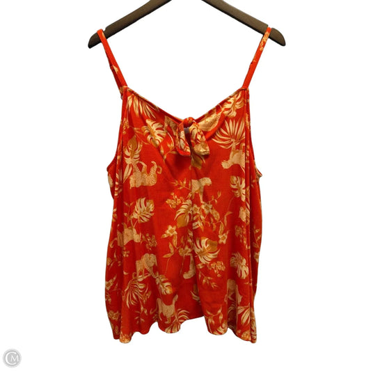 Tank Top By Torrid In Tropical Print, Size: 2x