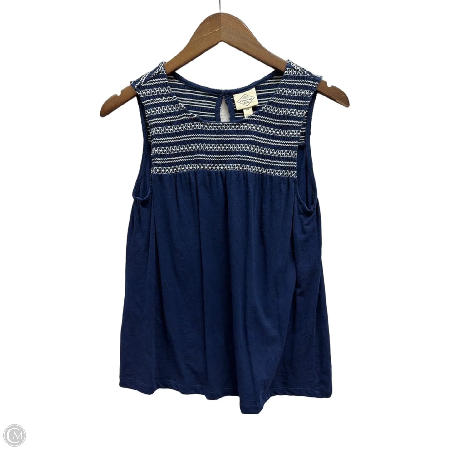 Top Sleeveless By St Johns Bay In Navy, Size: Xs