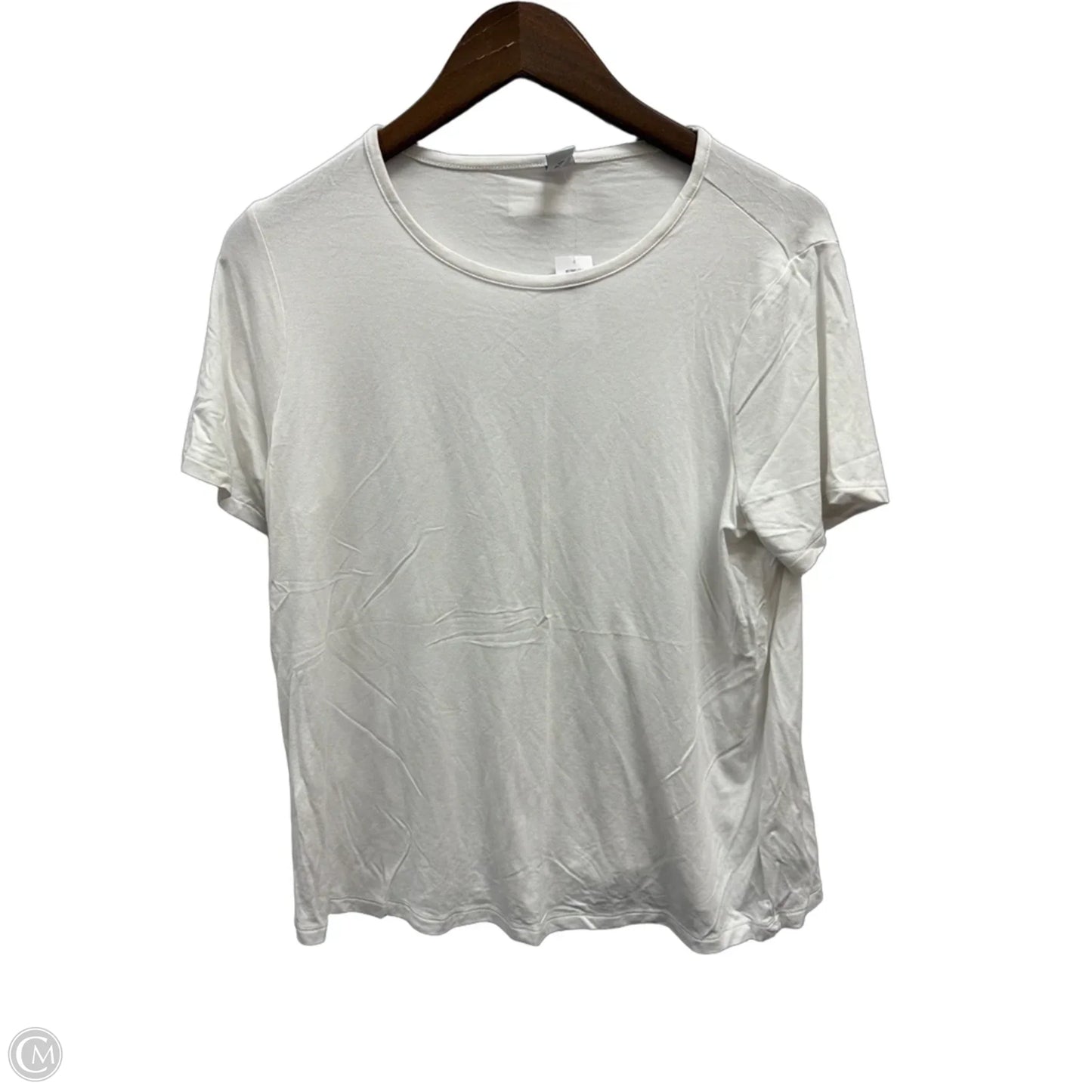Top Short Sleeve Basic By Old Navy In White, Size: M