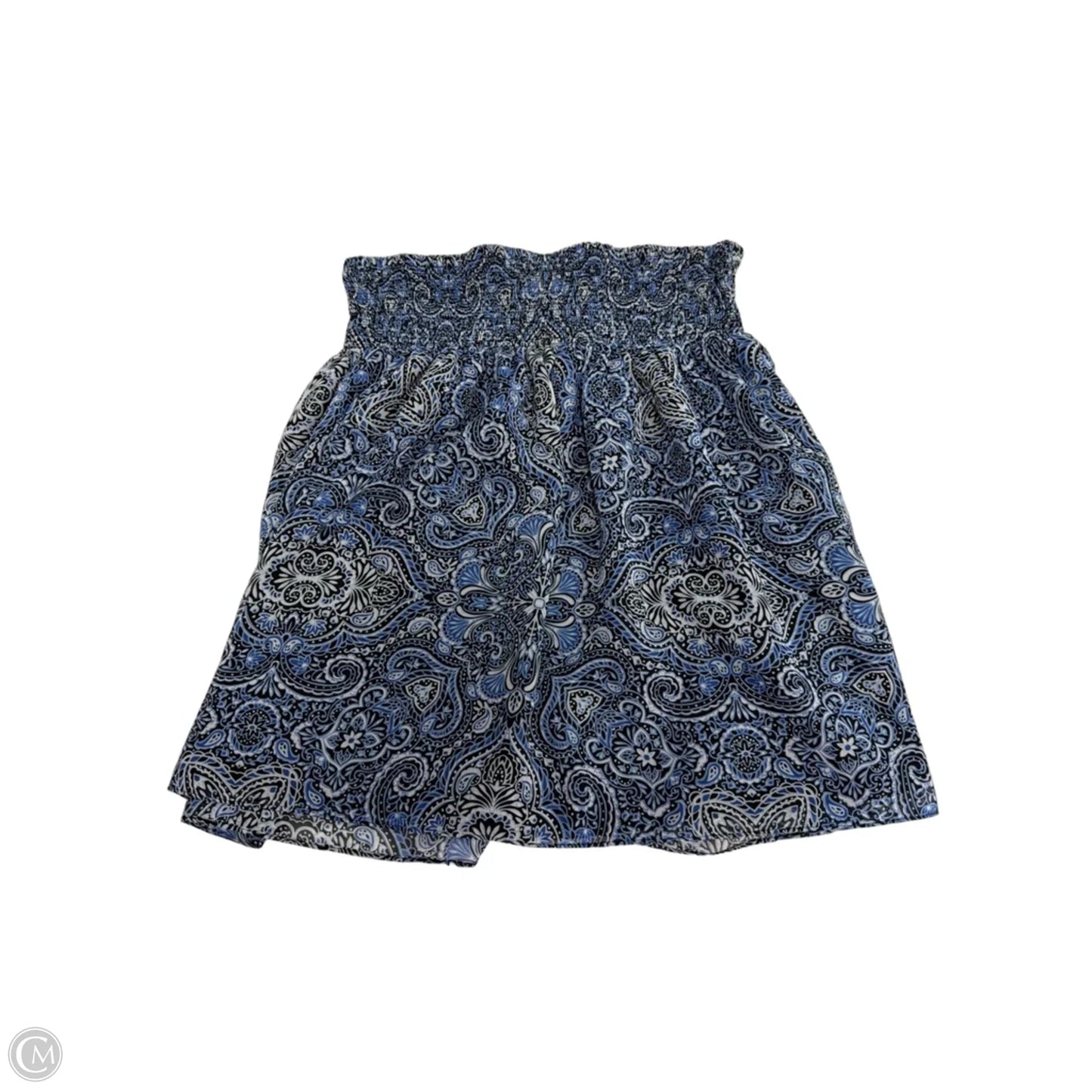 Skirt Mini & Short By White House Black Market In Black & Blue, Size: M