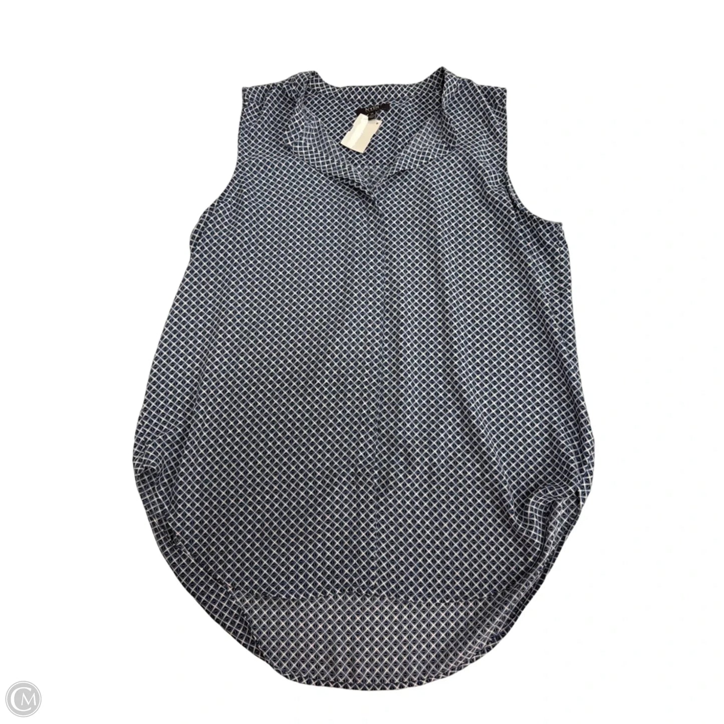 Top Sleeveless By Not Your Daughters Jeans In Blue, Size: M