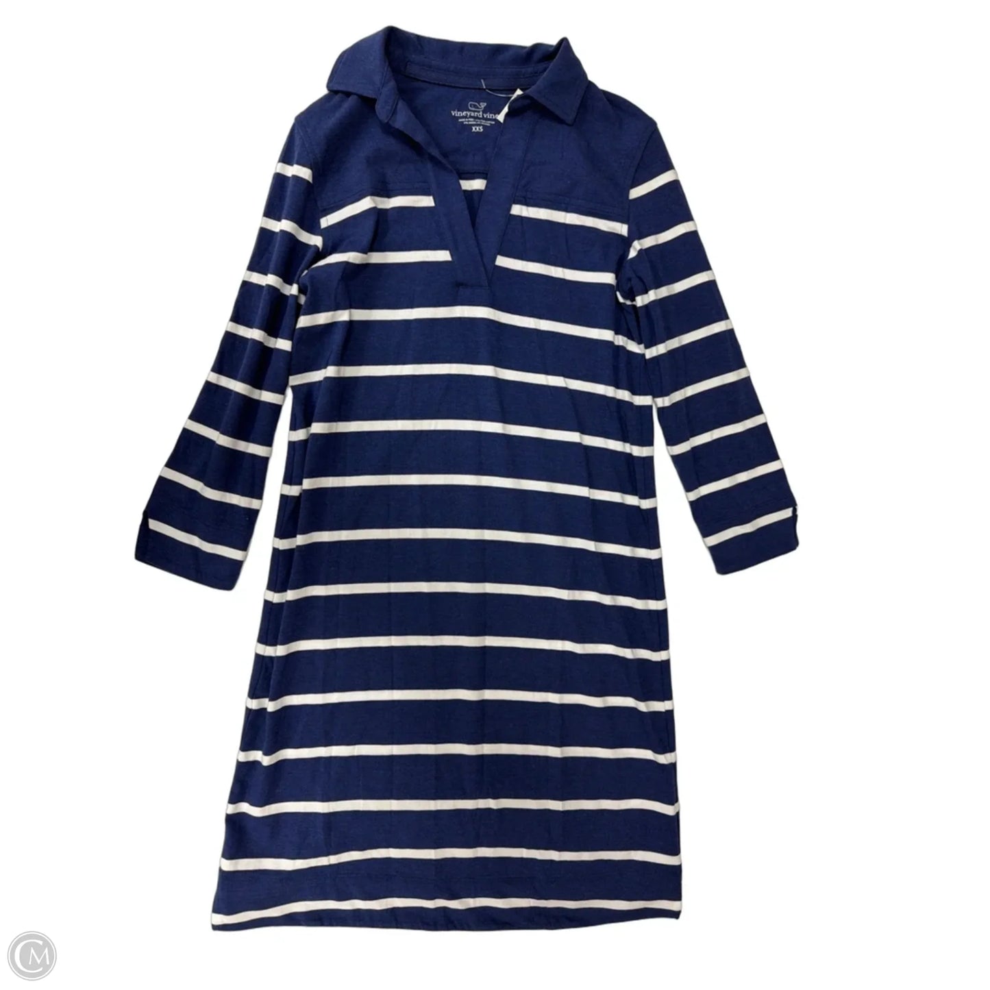 Dress Casual Short By Vineyard Vines In Striped Pattern, Size: Xxs