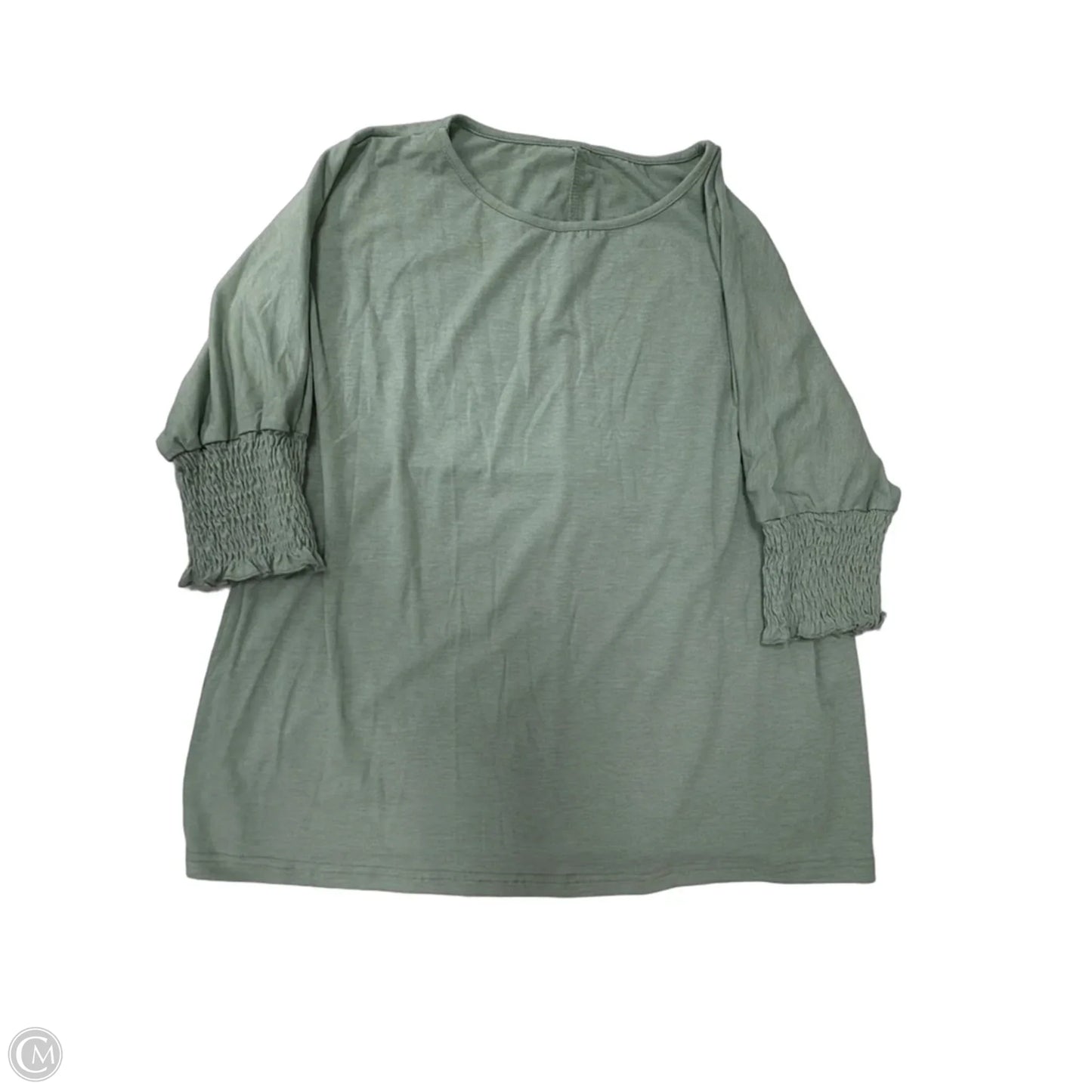 Top Short Sleeve By Clothes Mentor In Green, Size: L