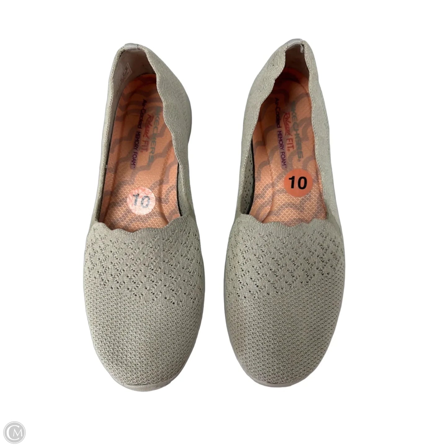Shoes Flats By Skechers In Tan, Size: 10