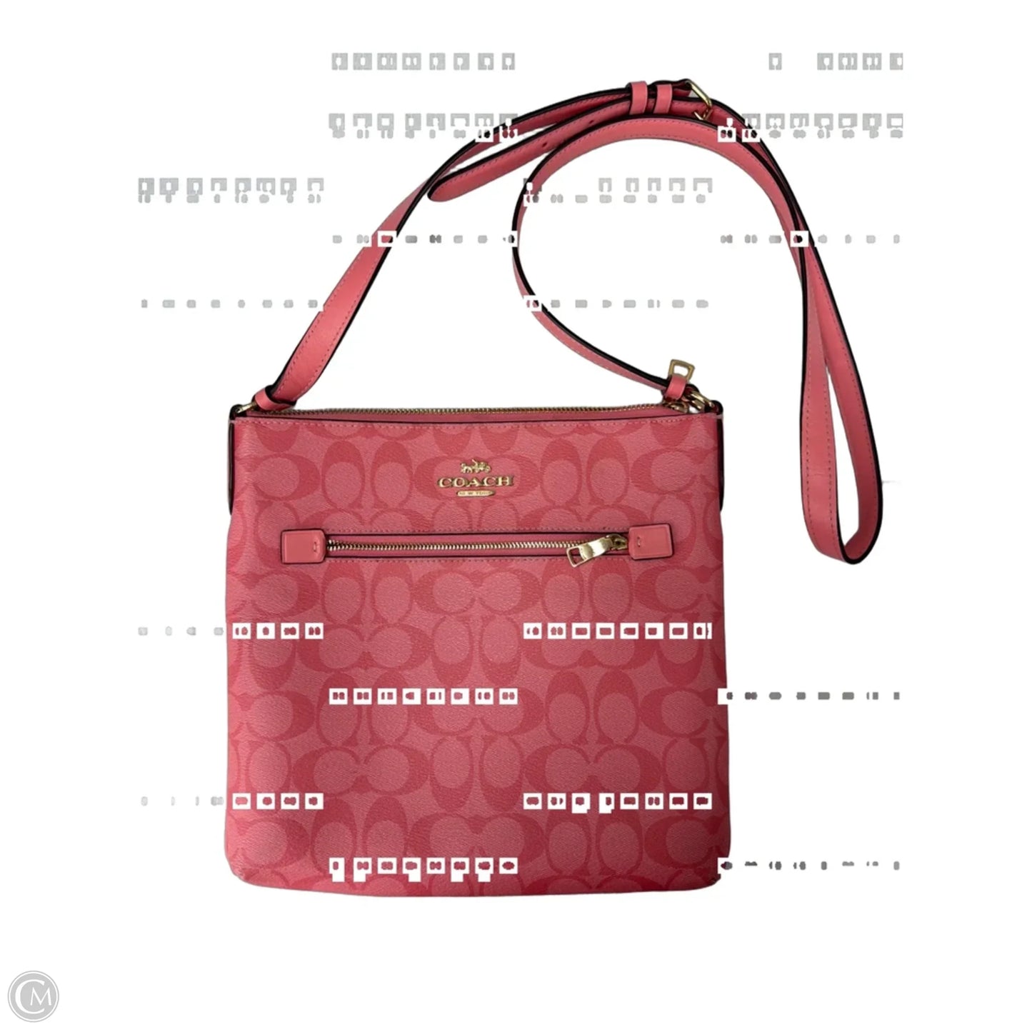 Crossbody Designer By Coach, Size: Medium