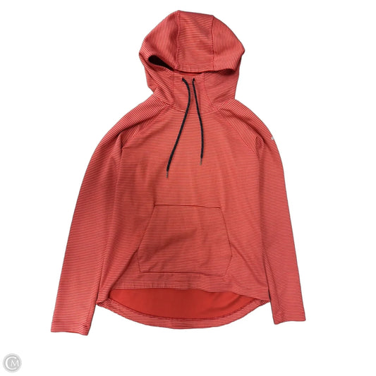 Athletic Sweatshirt Hoodie By Columbia In Striped Pattern, Size: M
