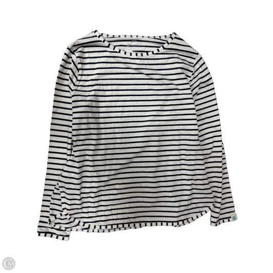 Top Long Sleeve By Coolibar In Striped Pattern, Size: Xl