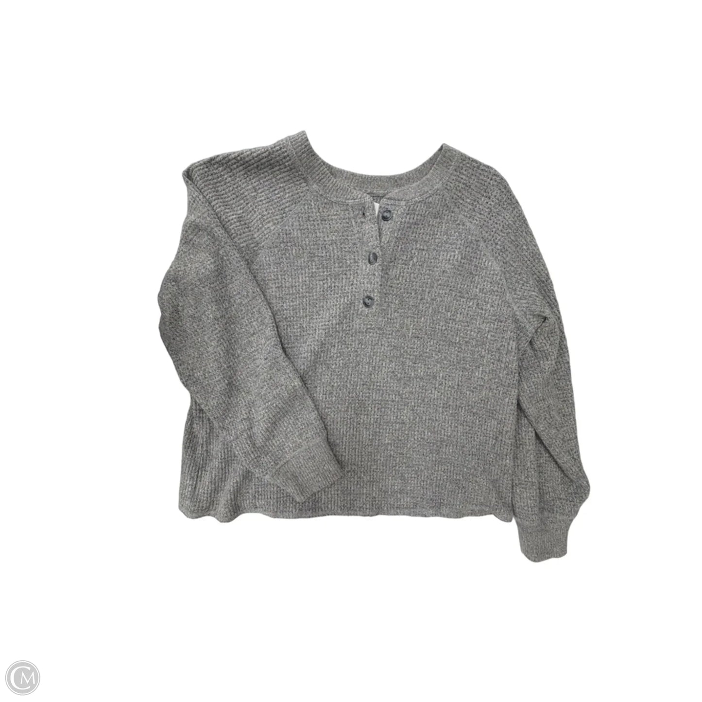 Top Long Sleeve By Old Navy In Grey, Size: L