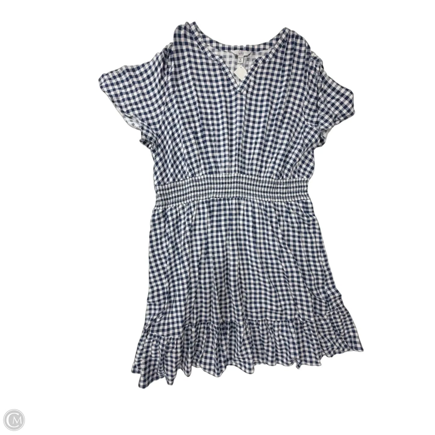 Dress Casual Maxi By Croft And Barrow In Checkered Pattern, Size: 3x