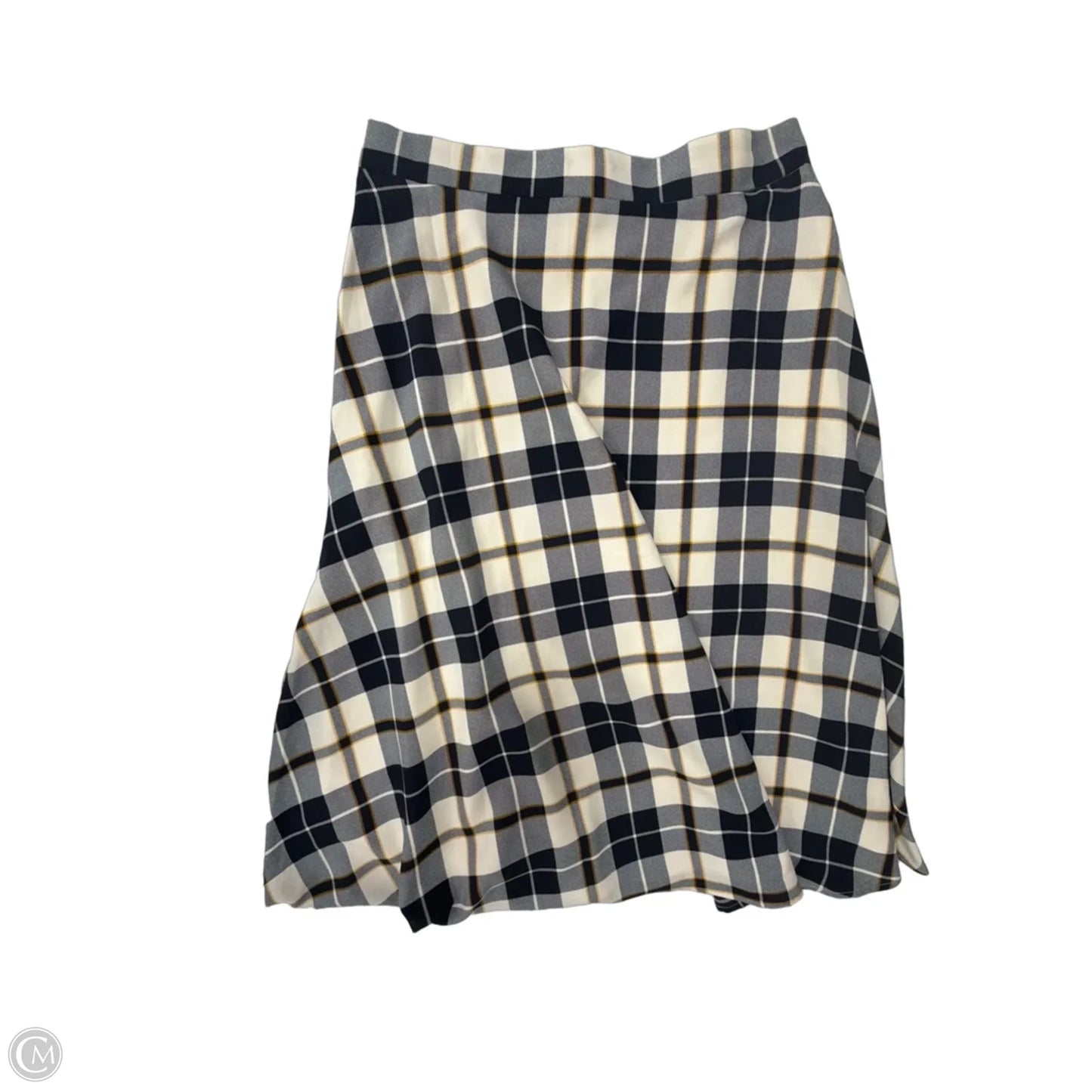 Skirt Midi By Ann Taylor In Plaid Pattern, Size: S
