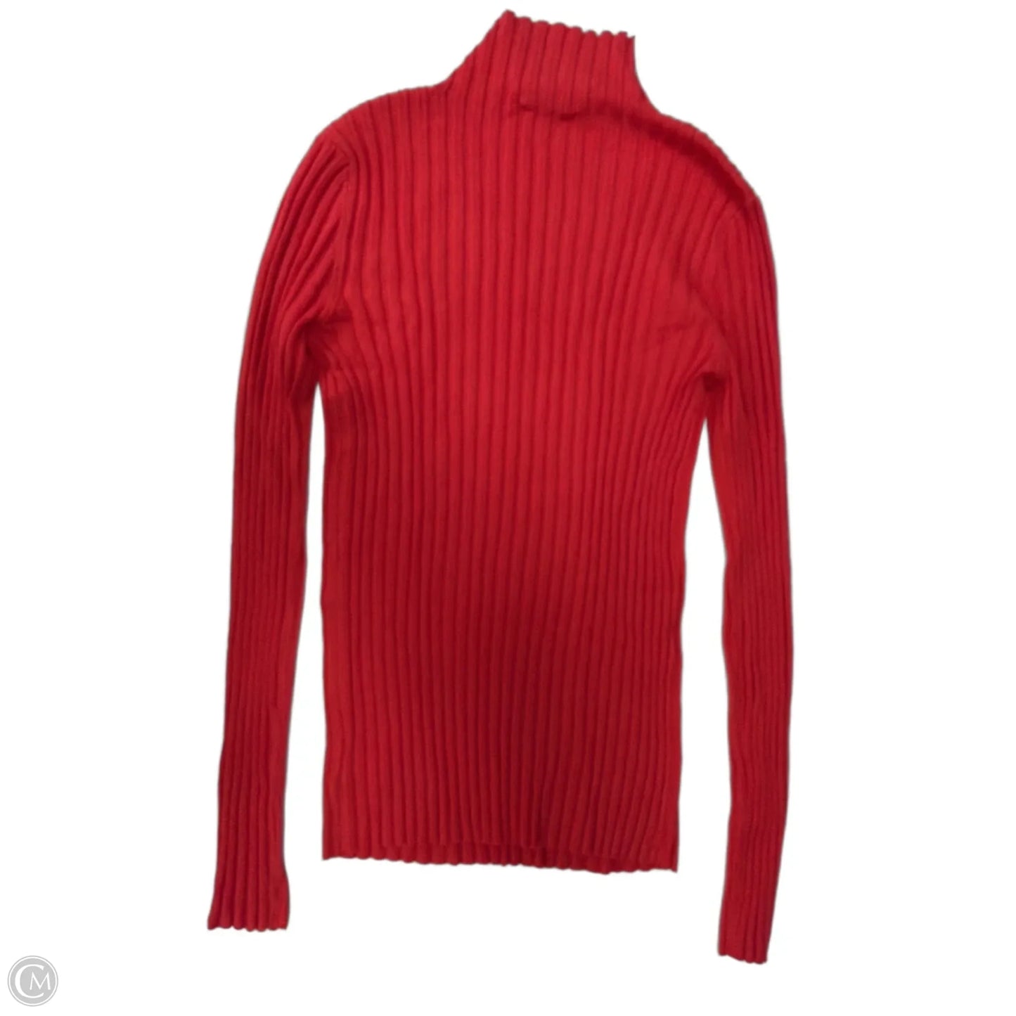 Top Long Sleeve By Express In Red, Size: Xs