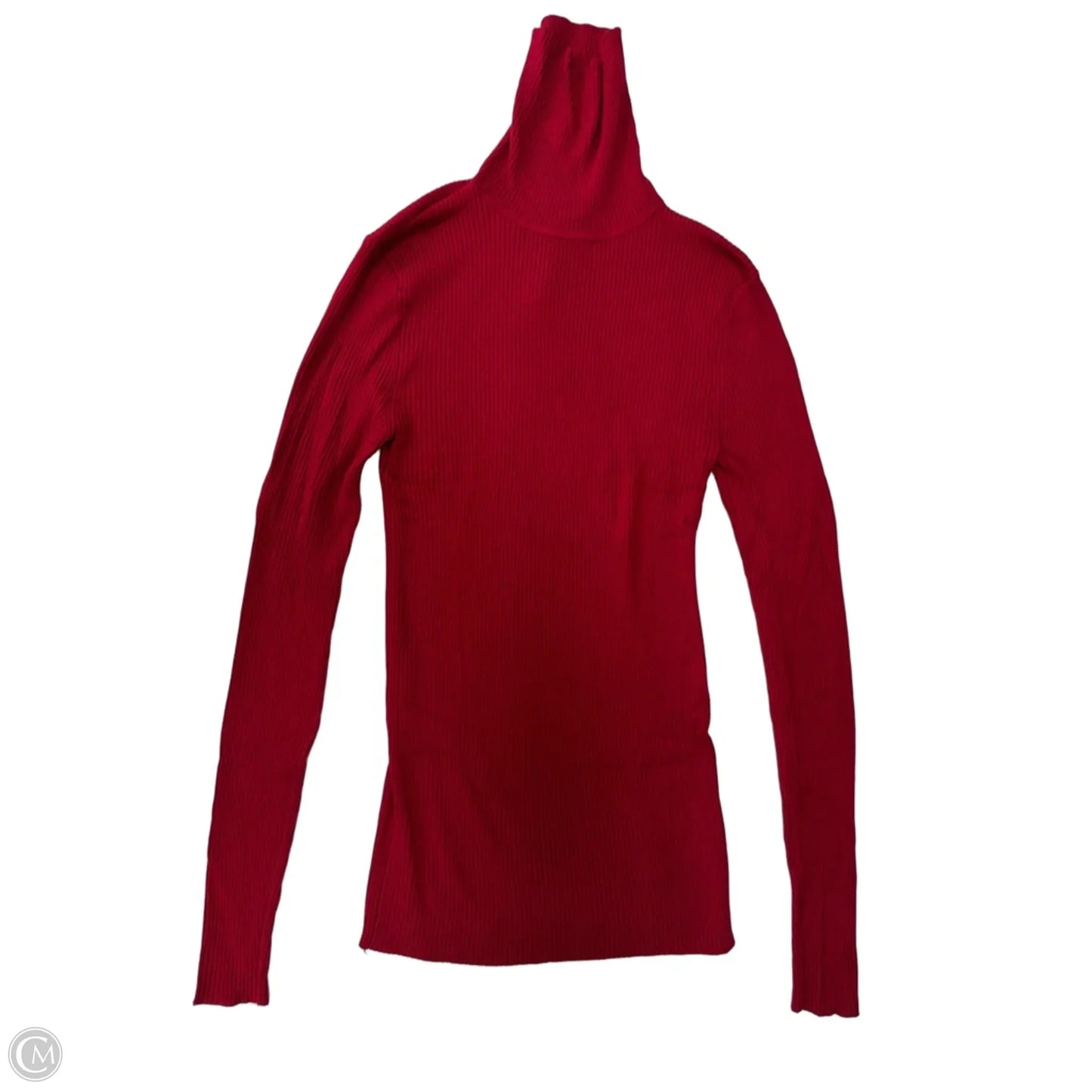 Top Long Sleeve By Express In Red, Size: Xs