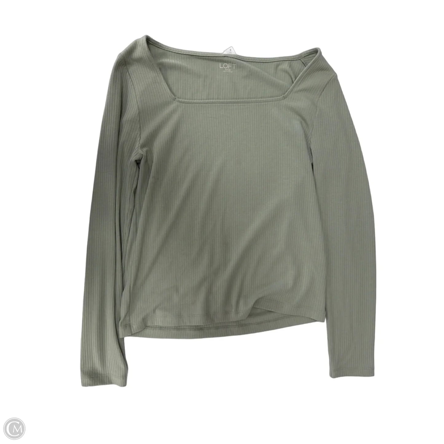 Top Long Sleeve By Loft In Green, Size: L