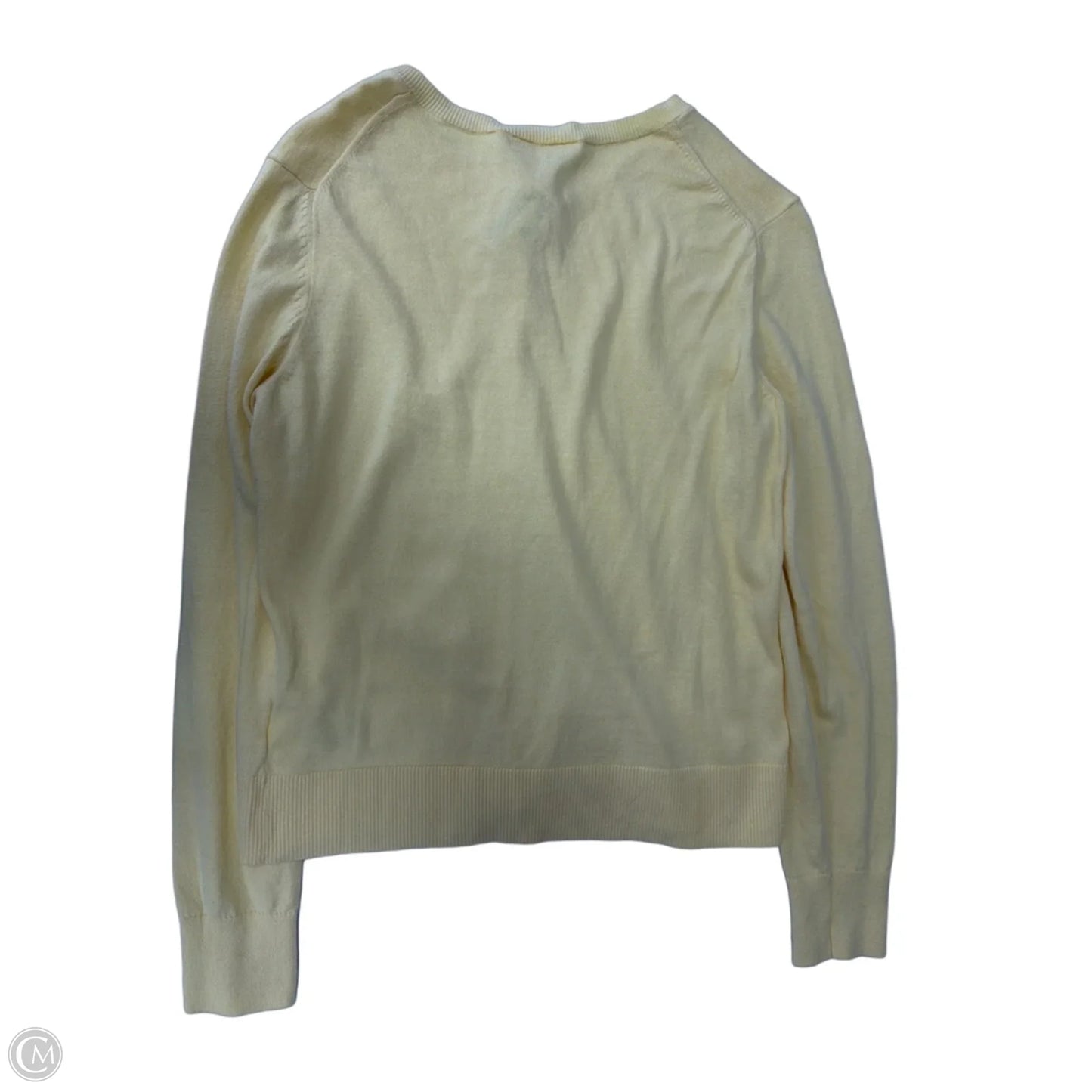Cardigan By Gap In Yellow, Size: L